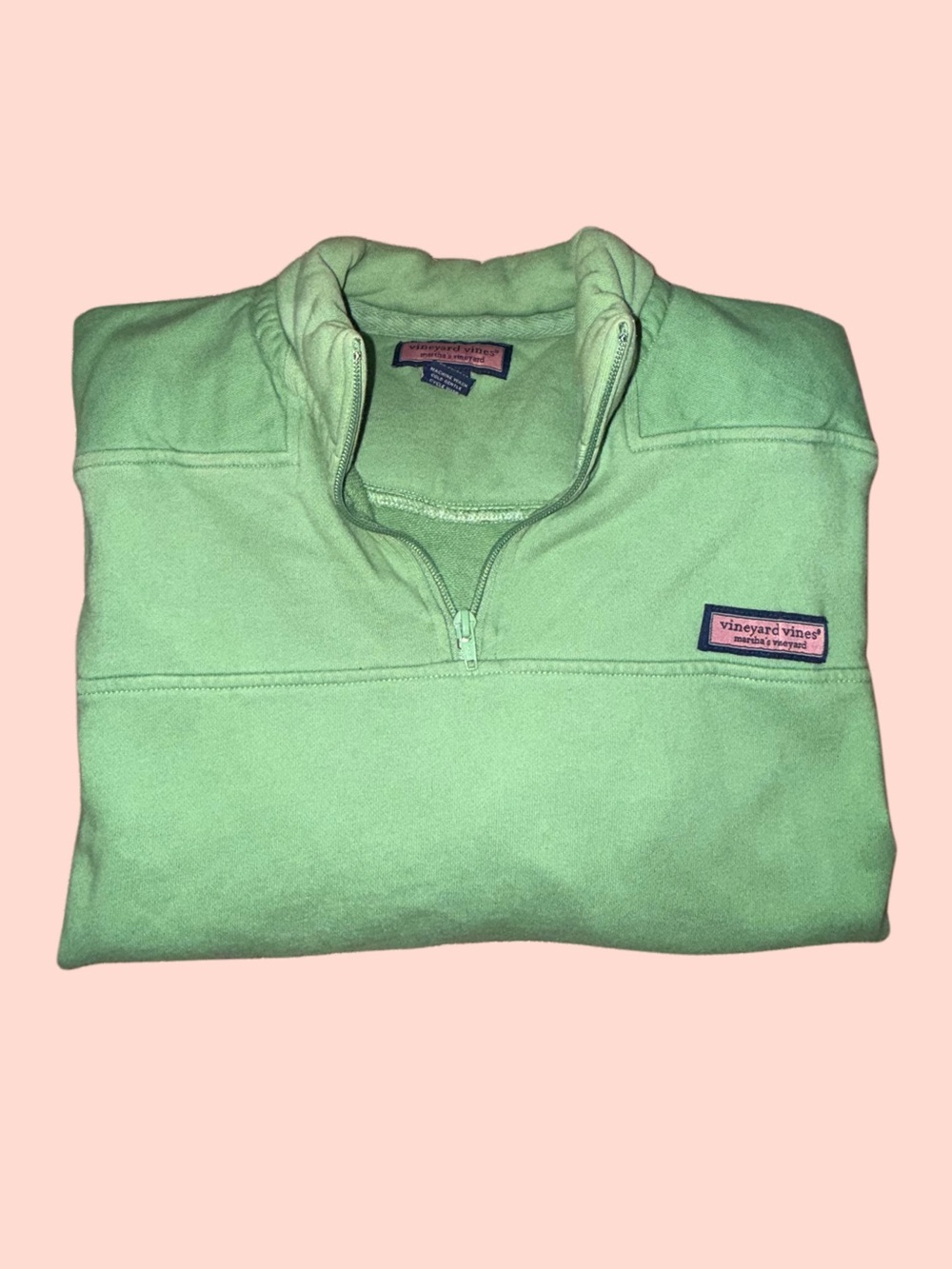 Vineyard Vines Women’s Green Half-Zip Pullover